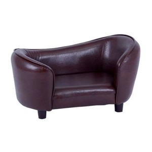 pleather dog bed
