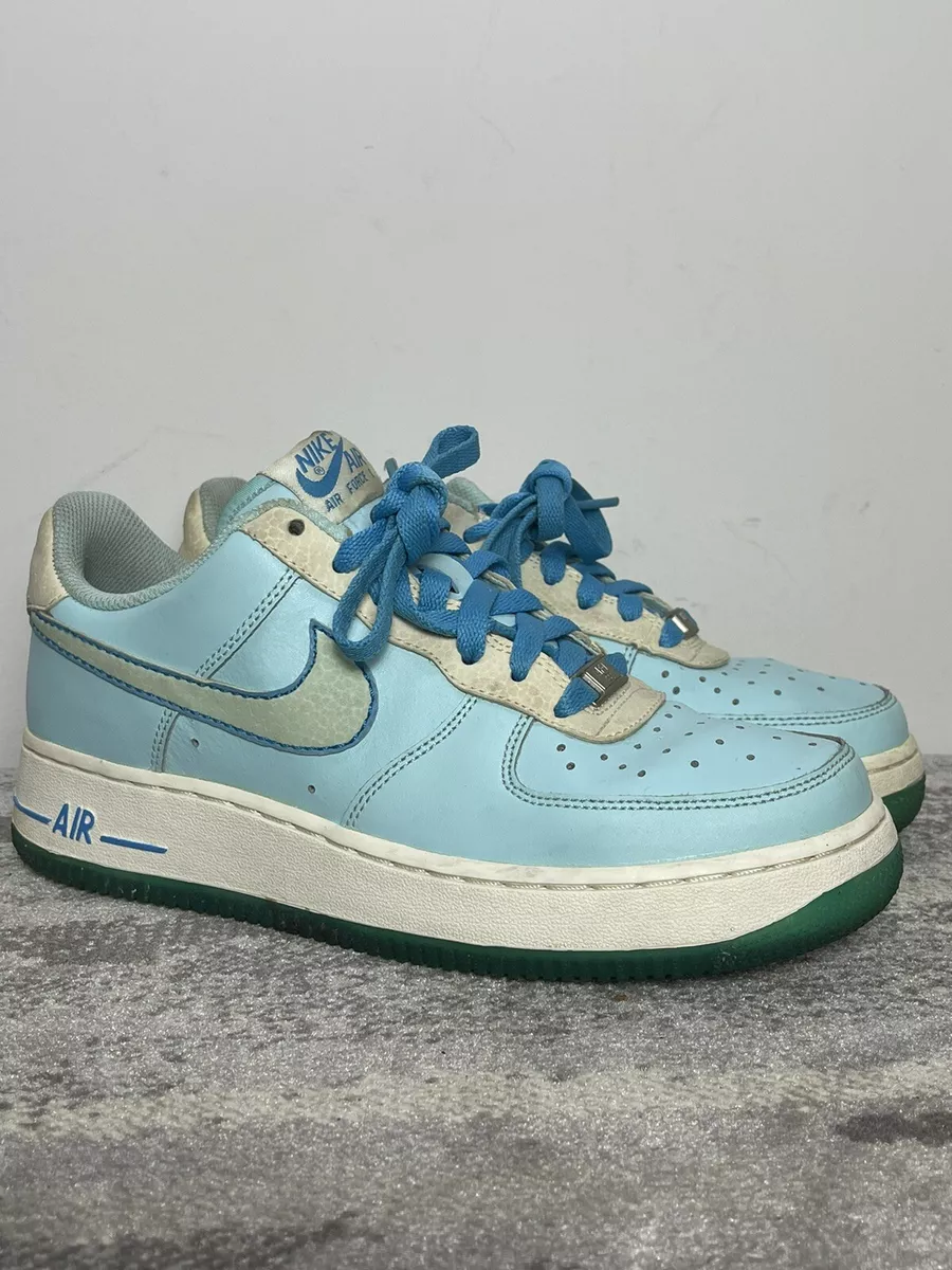 Nike Air Force 1 '07 'Glacier Blue' Sneaker | White | Women's Size 7.5