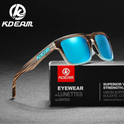 KDEAM Men Women Polarized Sport Sunglasses Square Driving Fishing Glasses New