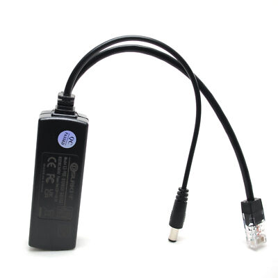 Active PoE Splitter Power Over Ethernet 48V to 12V 1A-2A IEEE802.3af Standard US