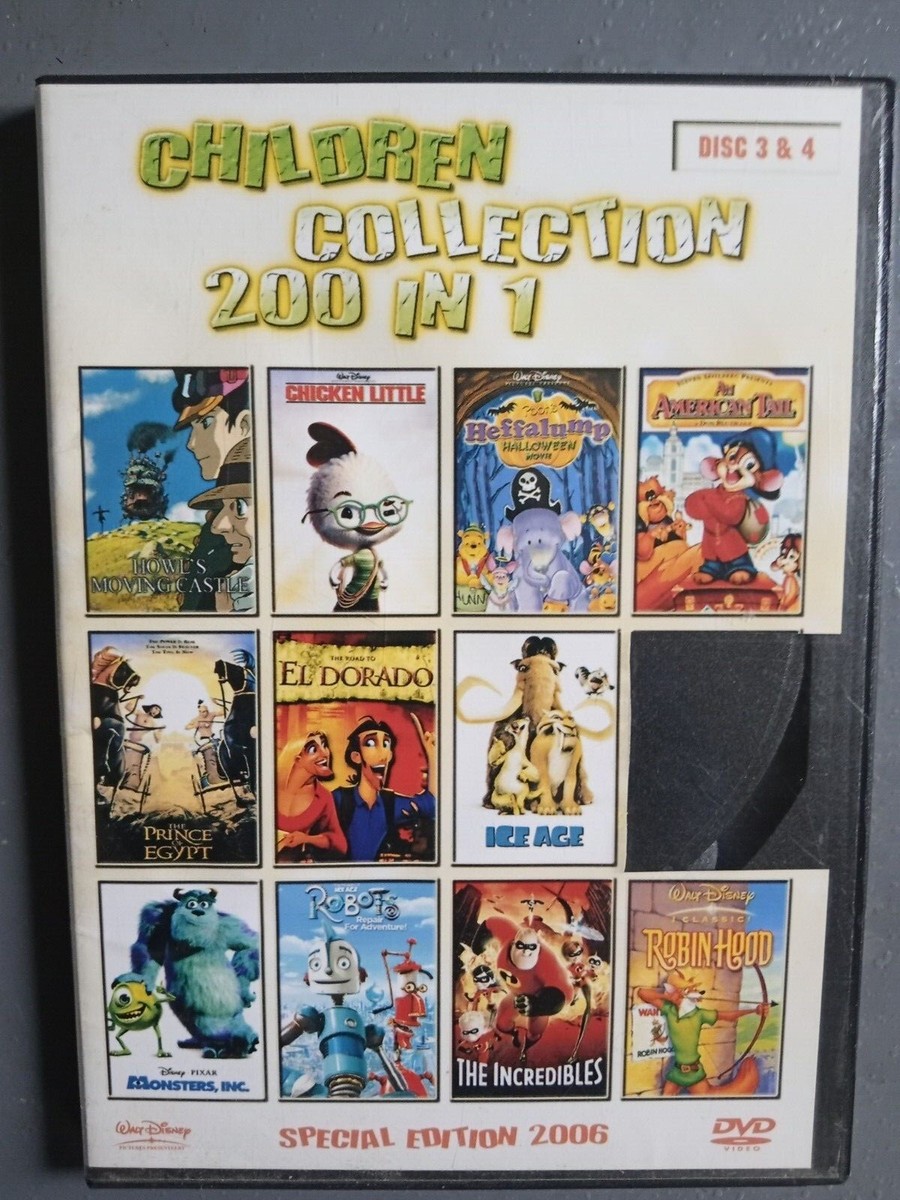 Walt Disney Children Collection 200 in 1 special edition