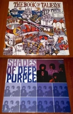 DEEP PURPLE 2x LP VINYL LTD Lot THE BOOK OF TALIESYN & SHADES OF DEEP PURPLE New
