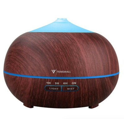 Ultrasonic Aromatherapy Essential Oil Diffuser - Baxia Technology 100Ml Cool Mist Humidifier With 7 Color Led Mood Lights For Office And Bedroom (613869821596)