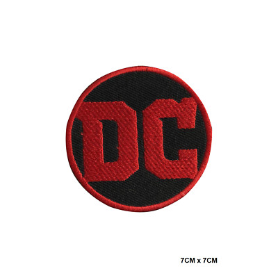DC Comics Superheld Film Logo Patch Bügelbild Aufnäher Abzeichen gestickte Applikation