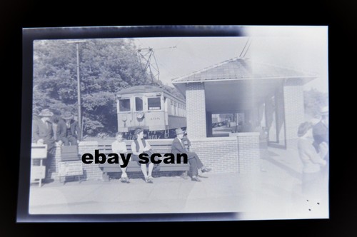 Lot of 6 Orig. Negatives: Key System Streetcars & Interurbans 1940s California