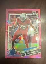 2023 Panini Donruss Optic - Rated Rookie Paris Johnson Jr. #205 Pink Prizm (RC)