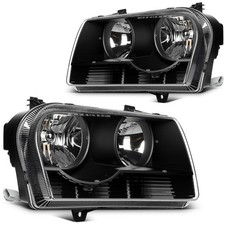 Pair Headlight Assembly Fit For Chrysler 300 3.5l 2005-2010 5.7l 2010 Pair Headlight Assembly Fit For Chrysler 300 3.5l 2005-2010 5.7l 2010