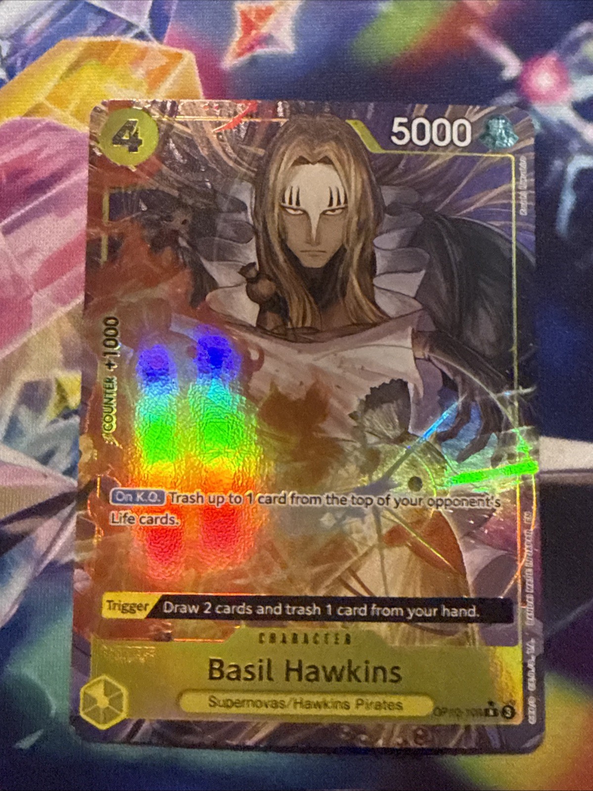 1x Basil Hawkins OP10-109 (Alt Art) - PRB02 NM English