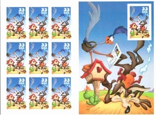 Scott#: 3391 - Road Runner and Wile E. Coyote 10x33¢ Pane of 10 Stamps - Lot 4