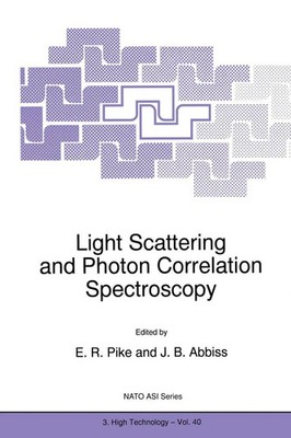 E. R. Pike (u. a.) | Light Scattering and Photon Correlation Spectroscopy | Buch