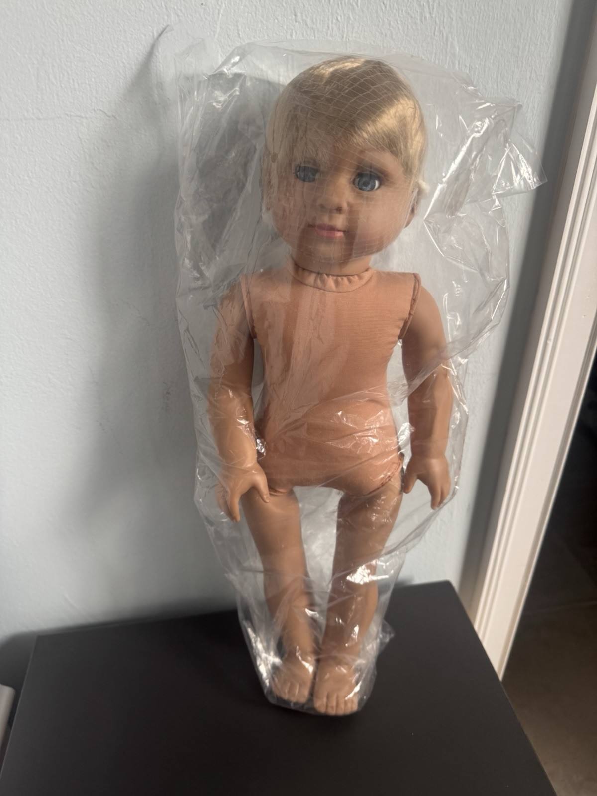 Mannequin Boy Toy Sewing Craft Doll Plastic Cloth 18&rdquo; New Hair Blonde Child Baby