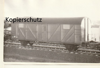 Foto DSB Spezialwagen "Lebende Fische" mit Wassertank im Innern Nahe Schleswig