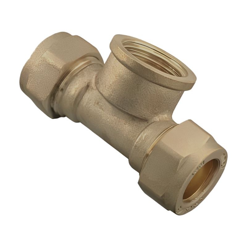ODS - BAG OF 10 - 15mm x 15mm x 1/2"" Compression Threaded Centre Tee