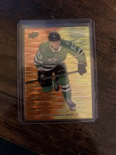 2023-24 UD Allure #CF-14 Wyatt Johnston Color Flow Orange-Yellow Spectrum /199