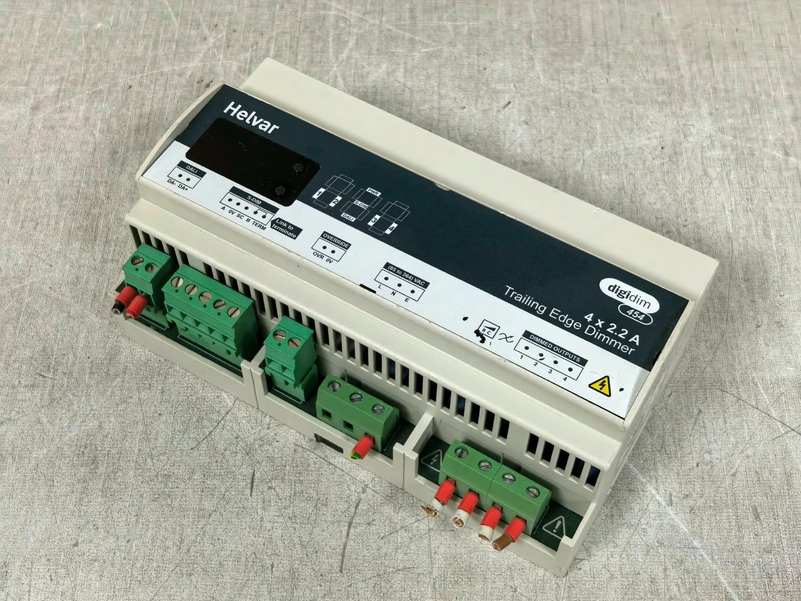 HELVAR 454 REV.4 S/W V1.6 HELVAR 454 4x 2.2 A TRAILING EDGE DIMMER REV.4 S/W V1.6 5