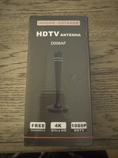 Digital TV Antenna HDTV Indoor/Outdoor D008AF 1080P 4K Ultra HD NEW 