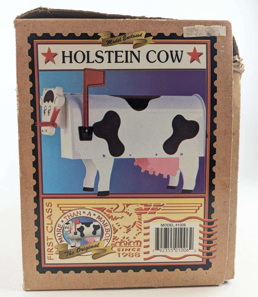 Cow Mailbox Holstein Farmhouse Décor #1006 – More Than A Mailbox – NEW in Box - Image 3 of 4
