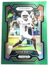 Xavier Worthy RC!! GREEN PRIZM!! 2024 Panini Prizm Draft Picks - #153