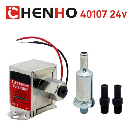 Universal 12V/24V mit rotem Label elektronische Inline Kraftstoffpumpe kompatibel 40106 - Bild 16 von 21
