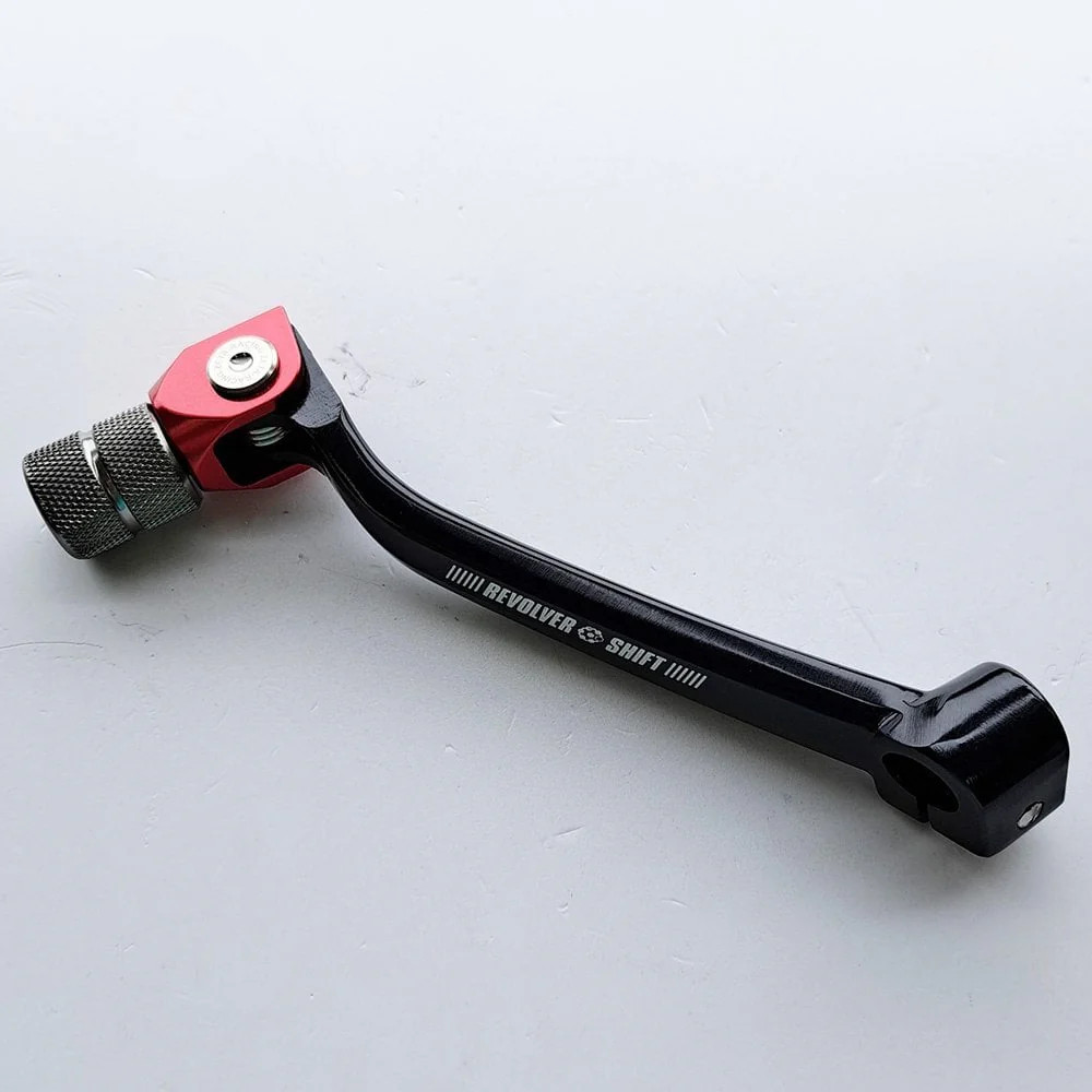 Zeta - Gear Lever - Revolver Adjustable - CRF150 07-24 - Black w/Red