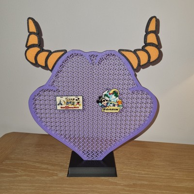 Epcot Figment Pin Display. Disney Pin Traders Ständer. Disney Pin Aufbewahrung 