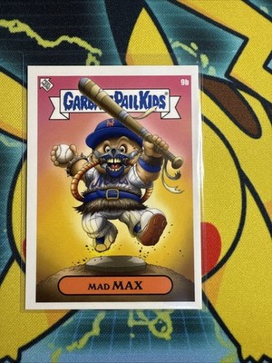 2022 Topps GPK X MLB #9b Max Scherzer ''mad MAX'' by Alex Pardee New York Mets