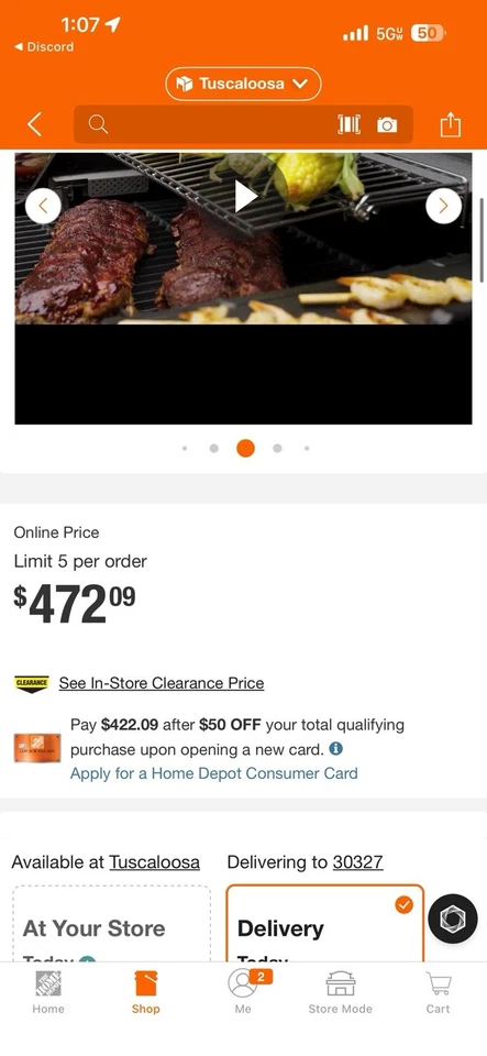 AutoIgnite Series 545 Digital Charcoal Grill and Smoker in Black - Image 3 of 3