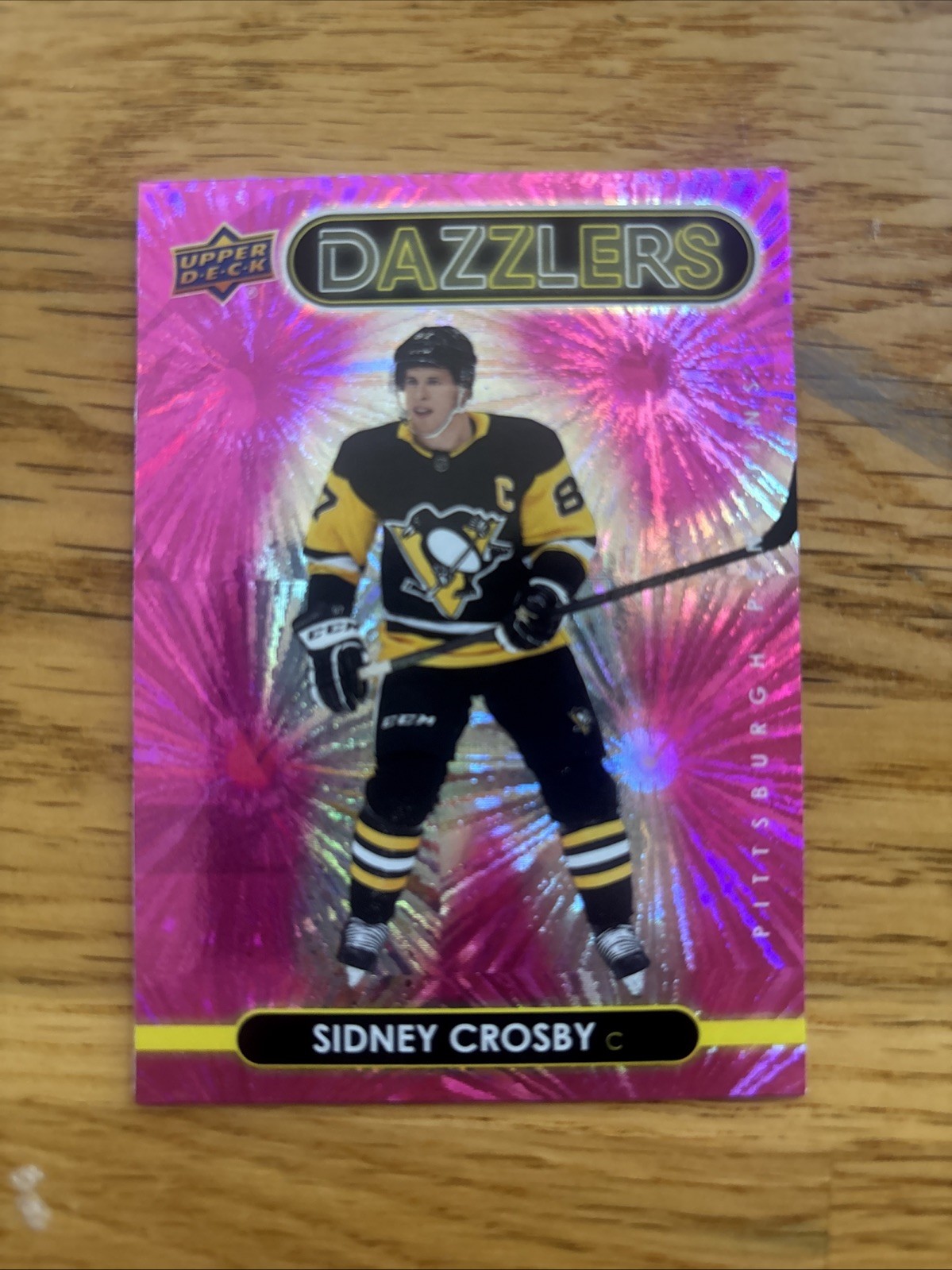 2021-22 Upper Deck Dazzlers Pink Sidney Crosby #DZ-35 Penguins Rare Retail