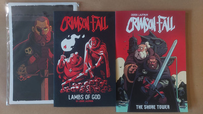 Crimson Fall by Derek Laufman (Lambs of God & The Shore Tower) + Art Prints