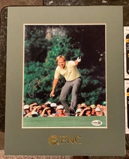 Jack Nicklaus  Signed & Auto Golf Photograph Masters & PNC BANK  w/JSA COA