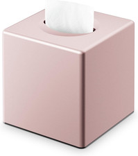 Tissue Box Cover, Decorative Square Facial Storage Tissue Box Holder, Home Acces