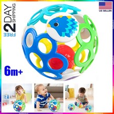 Easy Grip Rattle Ball Educational Toys for Kids Girls Boys Babies 6 m to 1 year