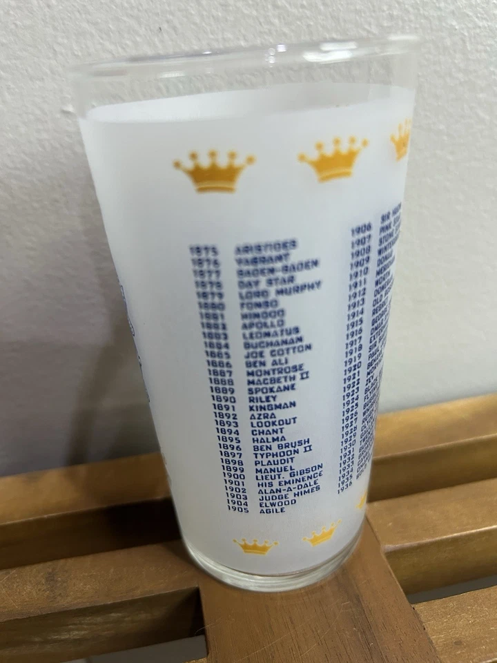 1968 年 KENTUCKY DERBY 官方完好 Julep 玻璃 Churchill Downs 状况完好 — 第 2/4 张图片