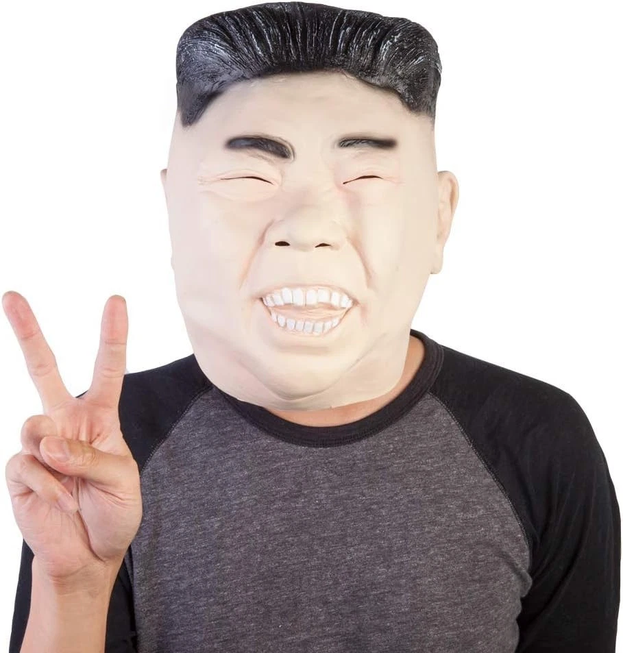 Kim Jong Un Diktator Gemeinkosten Maske Koreanisch President Erwachsene - Bild 2 von 4