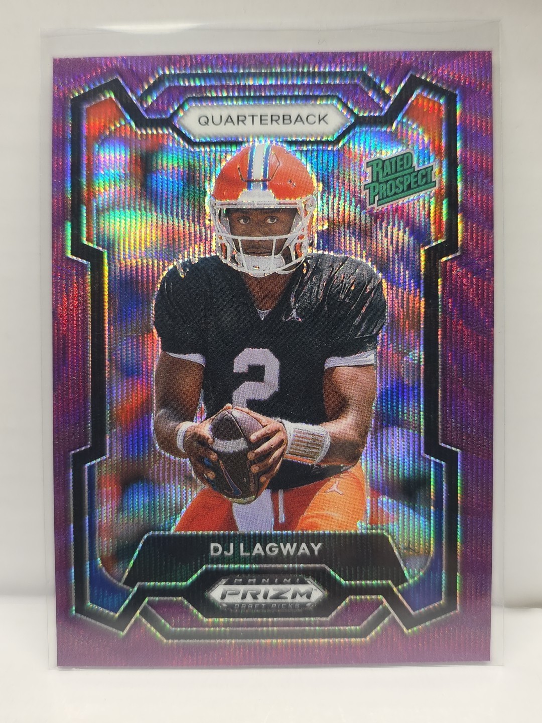 2024 Panini Prizm Draft Picks - DJ Lagway #182 Purple Wave Prizm