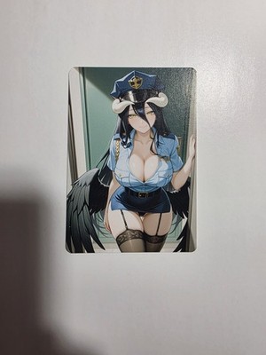 Beautiful Waifu Double Sided Card -Albedo-Goddess ACG Custom DIY Fan Art Card 