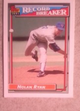 1992 Topps - Record Breaker Nolan Ryan #4