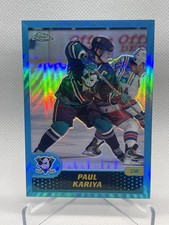 2001-02 Topps Chrome Paul Kariya Refractor #28 Card