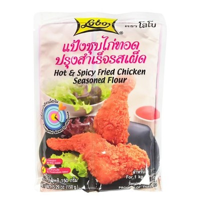 Lobo Tempura Mehl für Hot&Spicy Fried Chicken Paniermehl Tempura Mix  150g