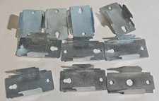 Set of 10 Kenney Single Curtain Rod Supports Zinc Plated Steel