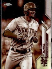 2020 Topps Chrome #70 Jeff McNeil Sepia Refractor