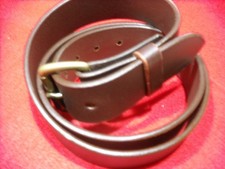 Men's Genuine  Leather Belt FULL GRAIN 1 1/2" width USA Handmade 48"