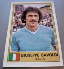Panini Euro 1976/77 Football Stickers - No:150 - Giuseppe Savoldi - Italia