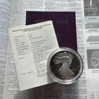 1989-S American Silver Eagle Proof with Box & COA 🇺🇸