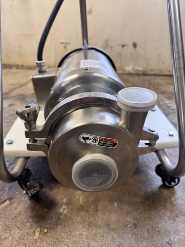 SPX WAUKESHA 2045 Cherry Burrell Baldor 3hp Stainless Pump Cart. New