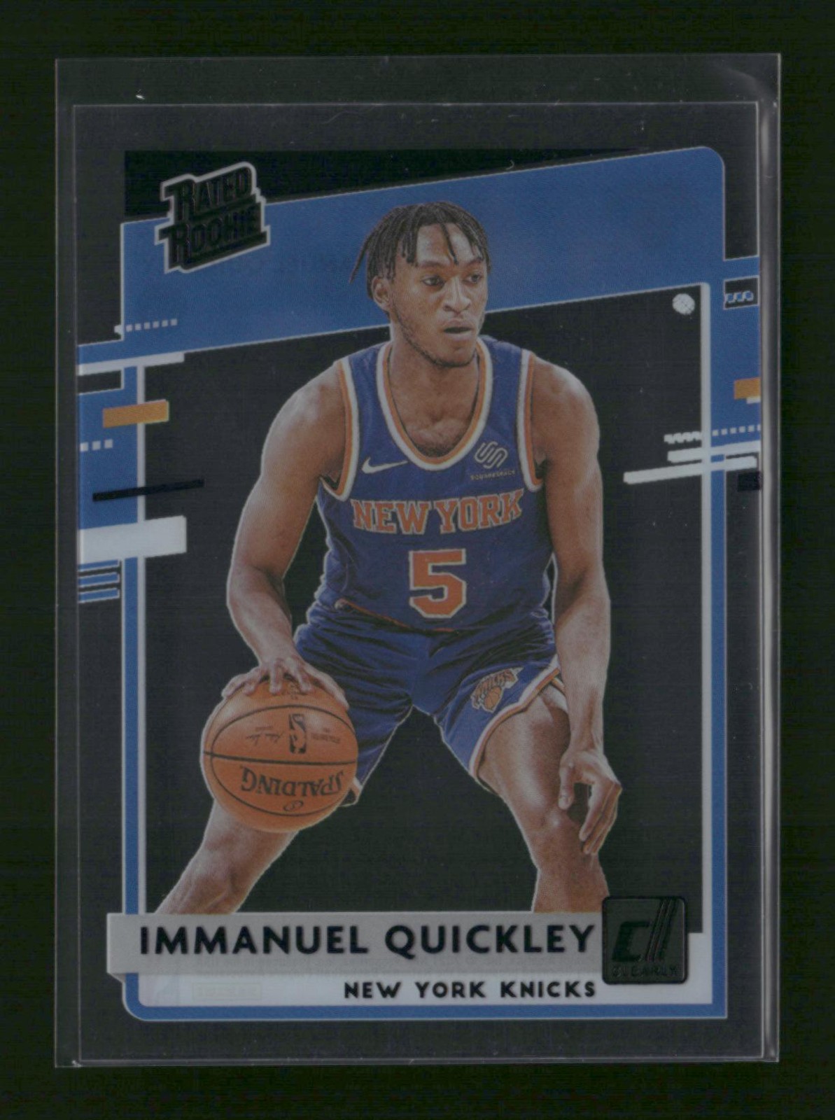 2020-21 Clearly Donruss #77 Immanuel Quickley
