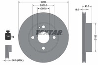 2Er-Set 2Er Set Bremsscheibe Textar 92061500 Mazda B25Y3325XB