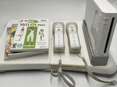 Nintendo Wii Fit Plus Console Complete Set With Fitness Board