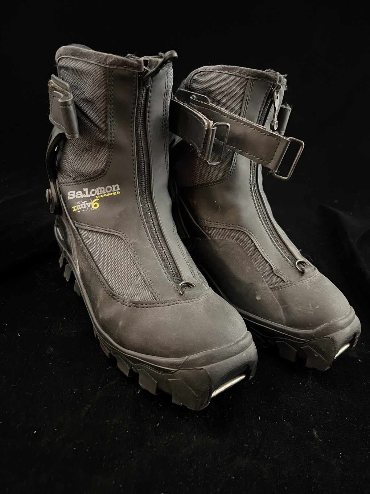 Scarponi da sci di fondo SALOMON uomo NORDIC neri stringati taglia 5