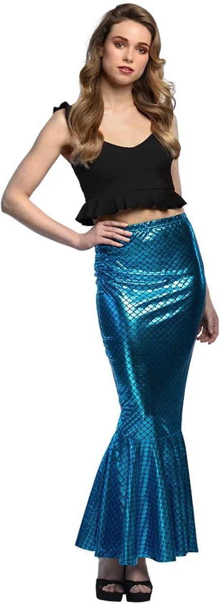 Fishtail skirt blue cheap